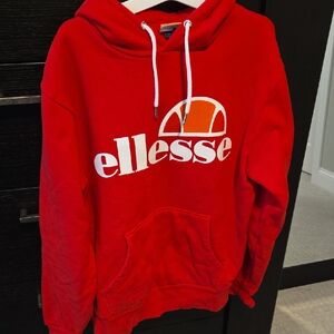 Men's Ellesse Red Hoodie Size Medium